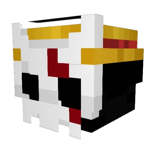 Elshnawy Minecraft avatar head, 3D render