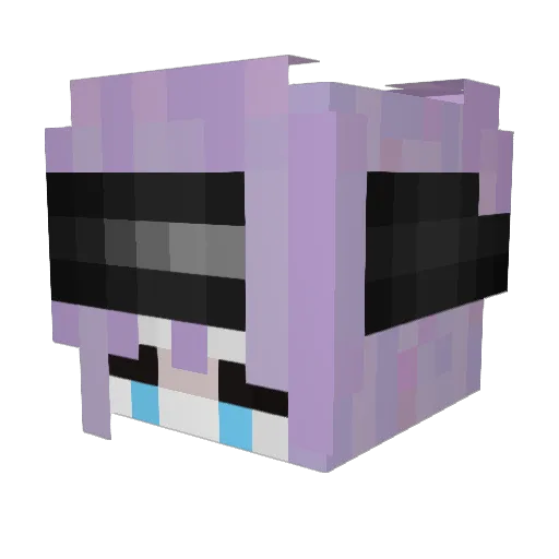 Elskerdaddys Minecraft avatar head, 3D render