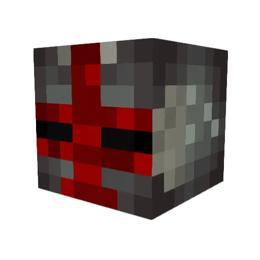 Elspar2 Minecraft avatar head, 3D render