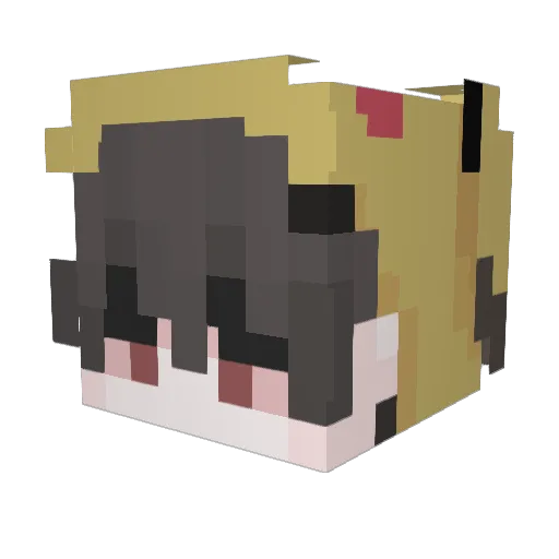 Eltectonic Minecraft avatar head, 3D render