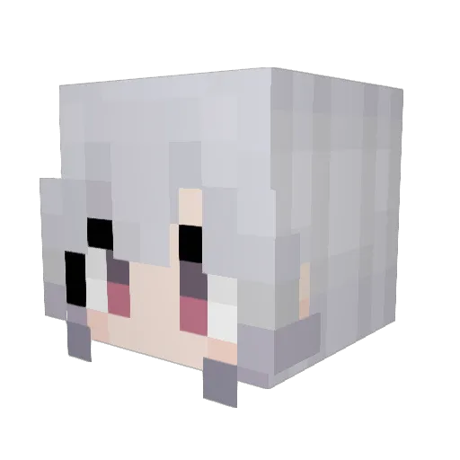Elterwick Minecraft avatar head, 3D render