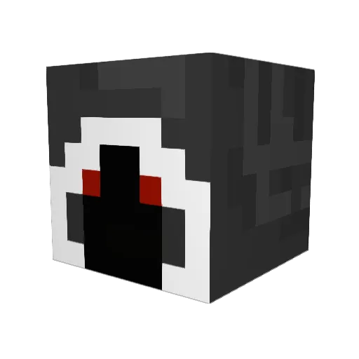 Elthony Minecraft avatar head, 3D render