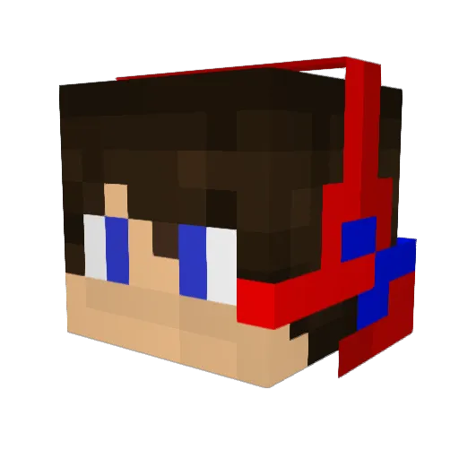 Eltito14 Minecraft avatar head, 3D render