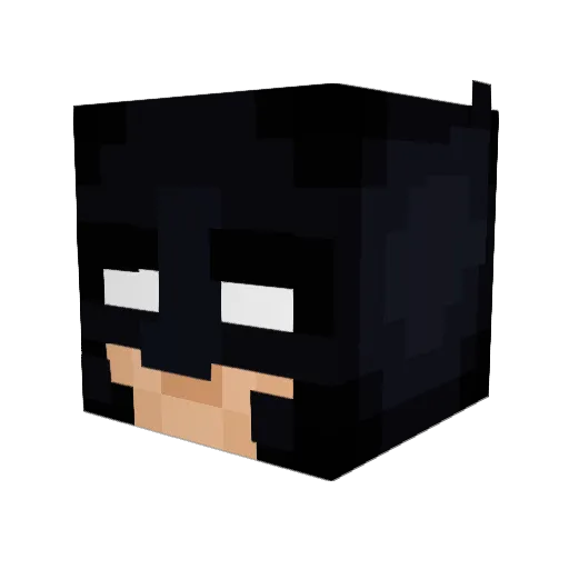 Elton776 Minecraft avatar head, 3D render