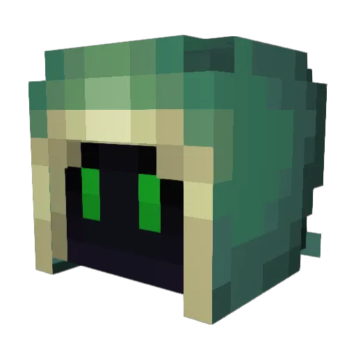 Eltonez Minecraft avatar head, 3D render