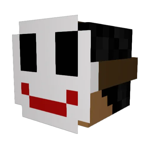 Eltuck07 Minecraft avatar head, 3D render