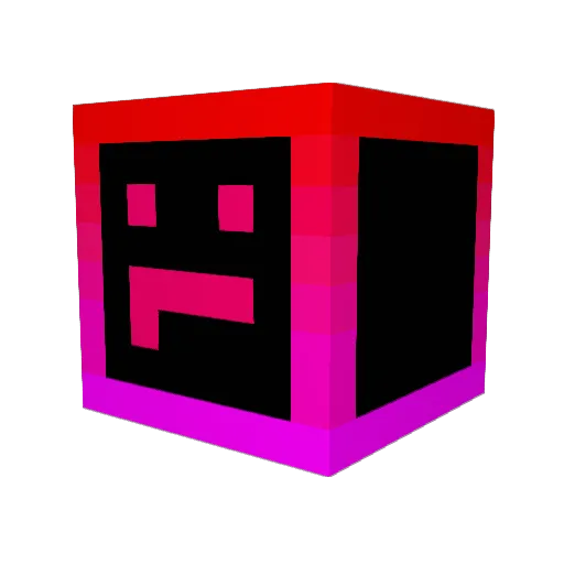 ElusionPDX Minecraft avatar head, 3D render