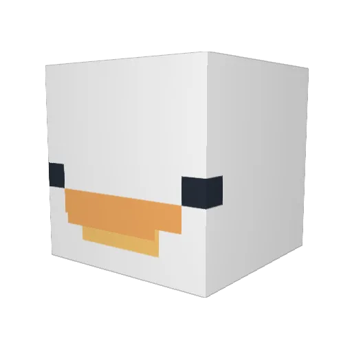 Elusionz243 Minecraft avatar head, 3D render