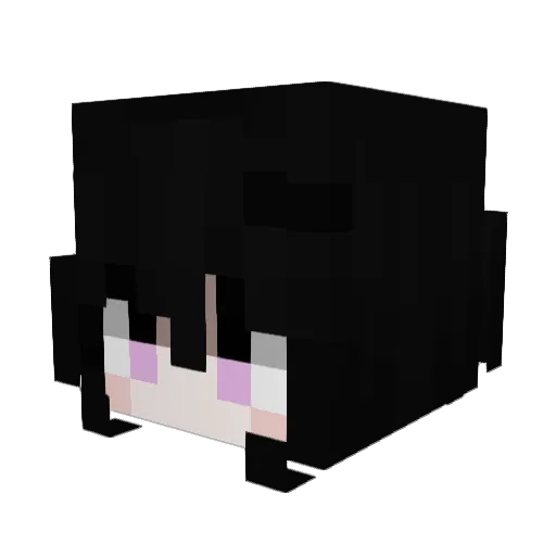 ElusiveComet Minecraft avatar head, 3D render