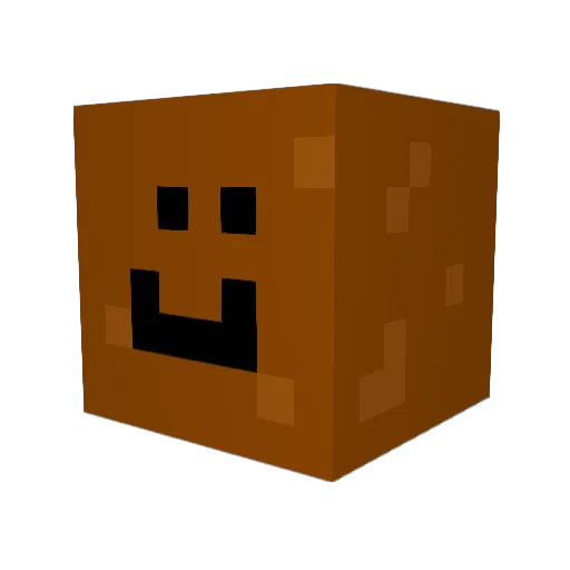 ElvenBeef Minecraft avatar head, 3D render