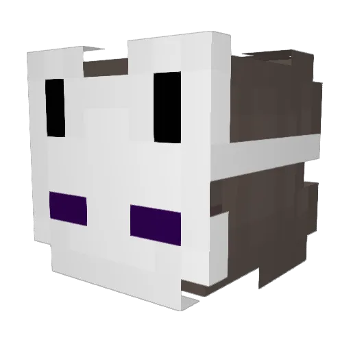 ElvenFirelord Minecraft avatar head, 3D render