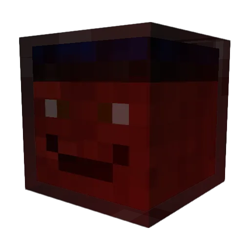 Elvenide Minecraft avatar head, 3D render