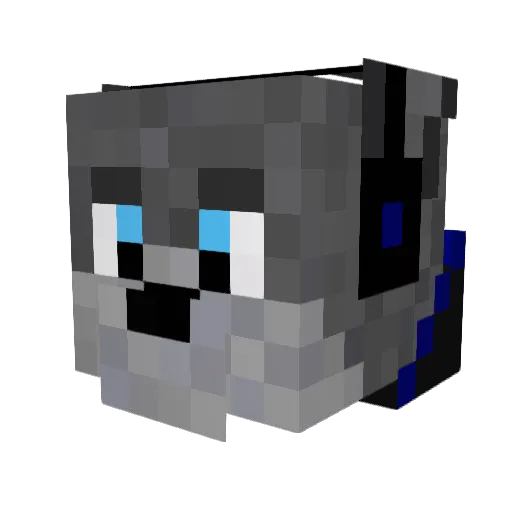 Elvis_85 Minecraft avatar head, 3D render