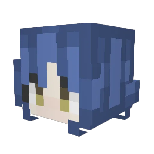 ElvishScout Minecraft avatar head, 3D render