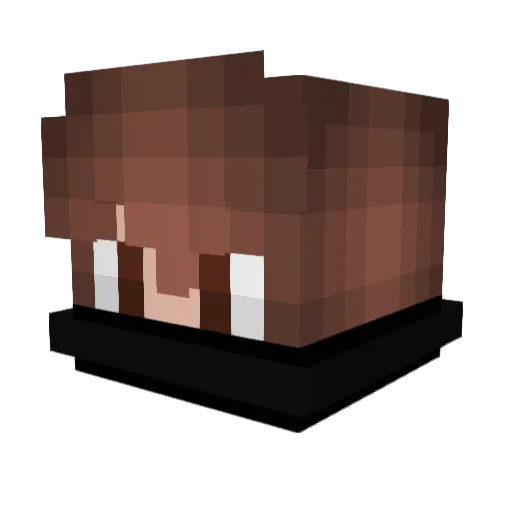 Elvispen2023 Minecraft avatar head, 3D render