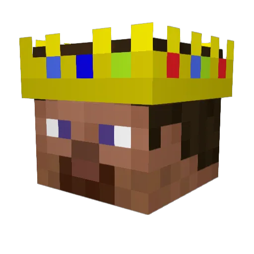Elyas1212 Minecraft avatar head, 3D render