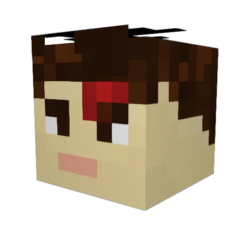 ElysiaSowp Minecraft avatar head, 3D render