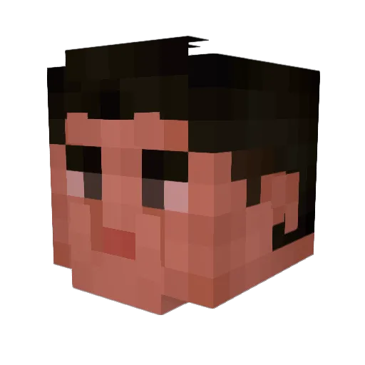 ElysianFi3lds Minecraft avatar head, 3D render