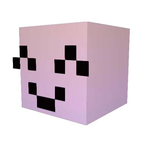 ElyusMC Minecraft avatar head, 3D render