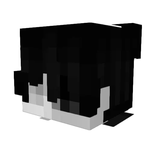 Elyyas Minecraft avatar head, 3D render