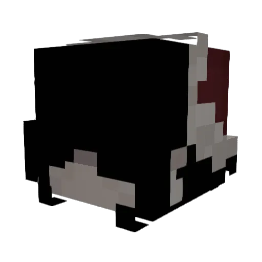 Elyza23 Minecraft avatar head, 3D render