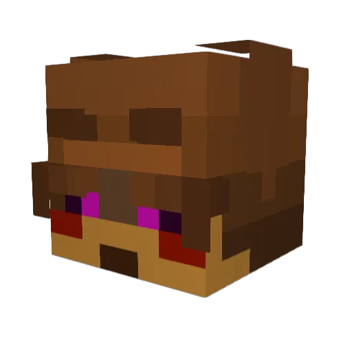 Elzee_Marr Minecraft avatar head, 3D render