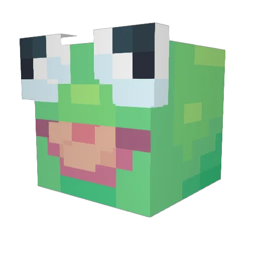 Elzies101 Minecraft avatar head, 3D render
