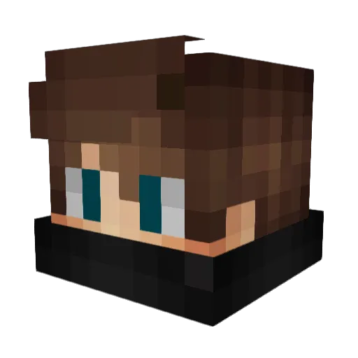 Em1Ngo_ Minecraft avatar head, 3D render