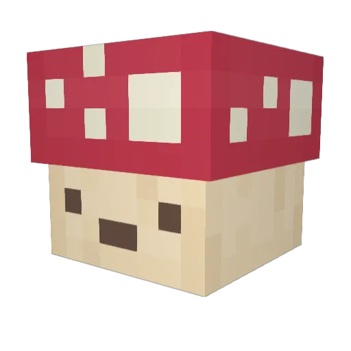 Em1lka Minecraft avatar head, 3D render