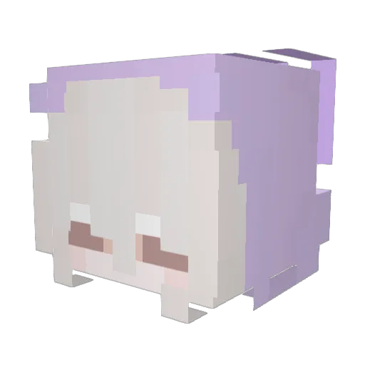 EmAimmyy Minecraft avatar head, 3D render