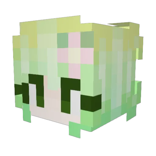 EmJay0203 Minecraft avatar head, 3D render