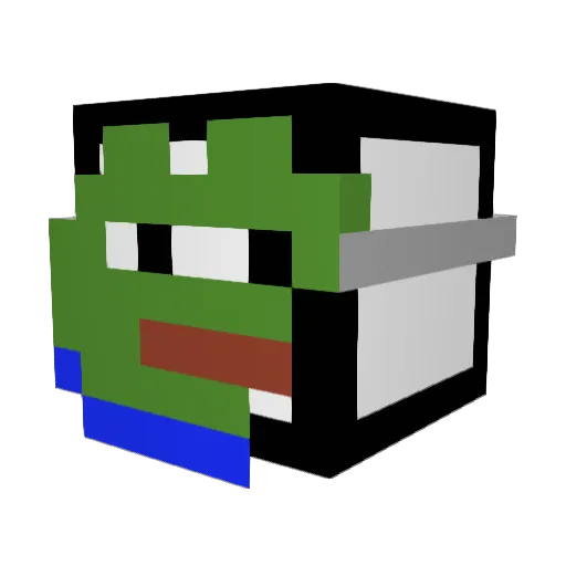 EmKer28 Minecraft avatar head, 3D render
