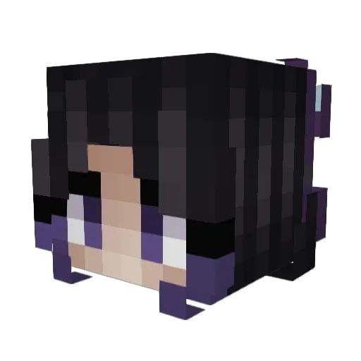 EmRazee Minecraft avatar head, 3D render