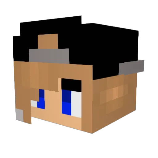EmStone12 Minecraft avatar head, 3D render