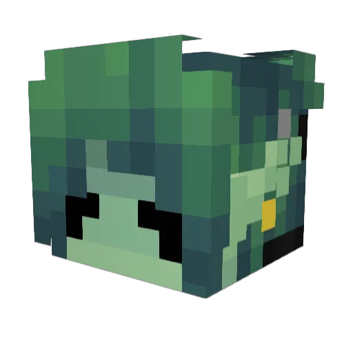 Em_Da_Goblin_o3o Minecraft avatar head, 3D render