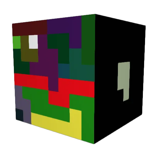 Ema06Belo Minecraft avatar head, 3D render