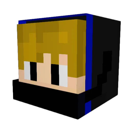 Ema81KillerX Minecraft avatar head, 3D render
