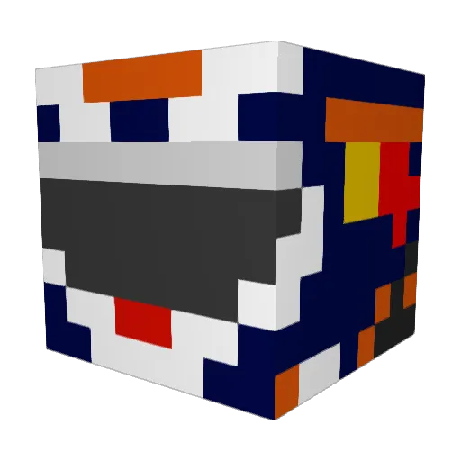 Emaaa0 Minecraft avatar head, 3D render