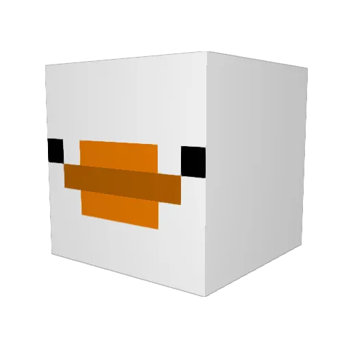Emaelnuel Minecraft avatar head, 3D render