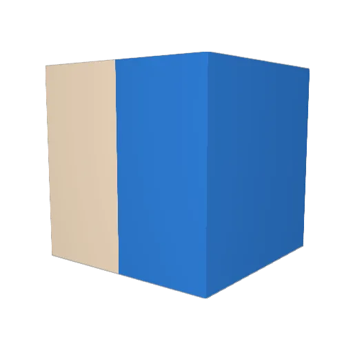 Emaig Minecraft avatar head, 3D render