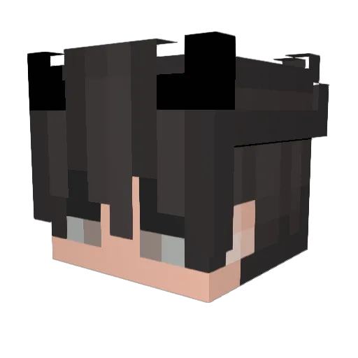 EmamZaman Minecraft avatar head, 3D render