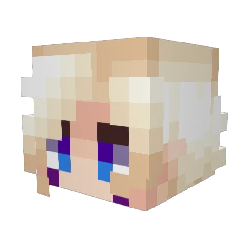 Eman6000 Minecraft avatar head, 3D render