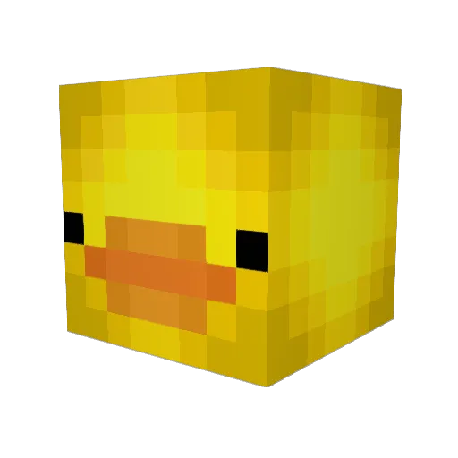 EmanJbird2 Minecraft avatar head, 3D render
