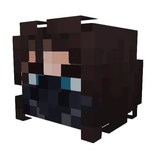 EmanP14 Minecraft avatar head, 3D render