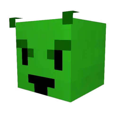 EmanP Minecraft avatar head, 3D render