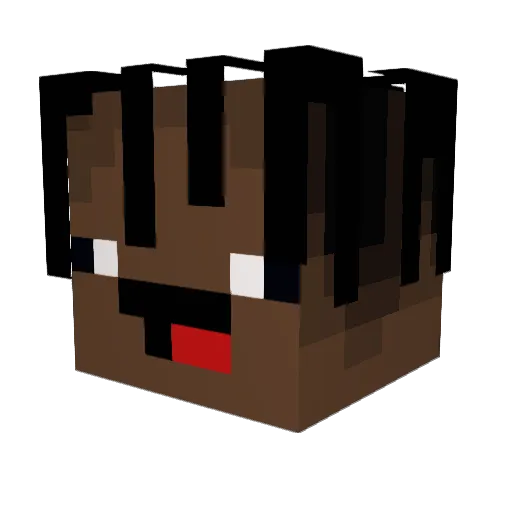 EmanTheLegend Minecraft avatar head, 3D render