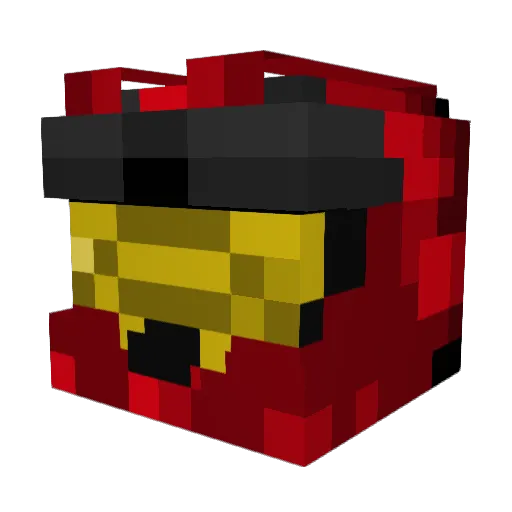 Eman_45 Minecraft avatar head, 3D render