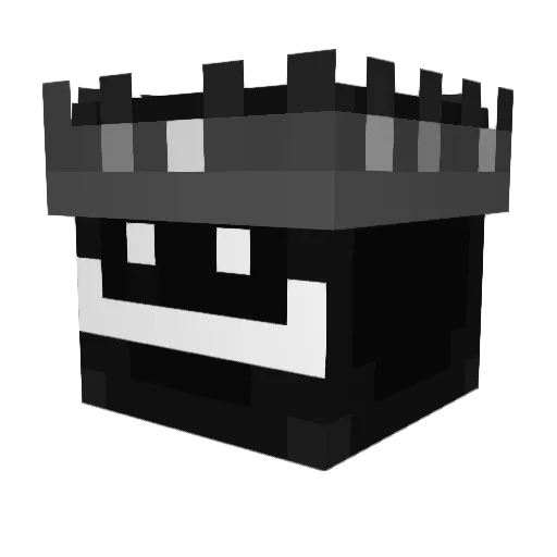 Emanjubel Minecraft avatar head, 3D render
