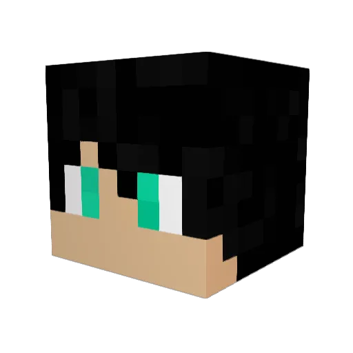 Emanuel15 Minecraft avatar head, 3D render