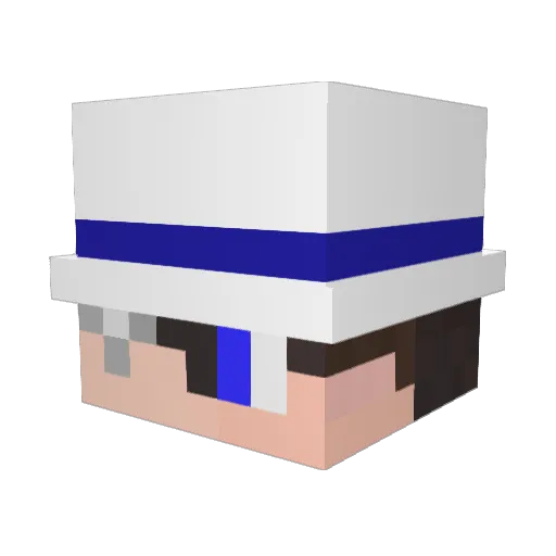 EmanuelB06 Minecraft avatar head, 3D render